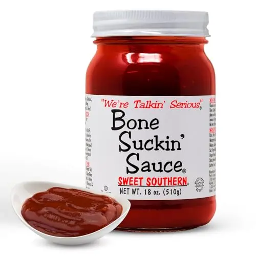 Jar of Bone Suckin' Sauce Sweet Southern BBQ Sauce