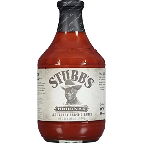 Large bottle of Stubb's Original BBQ Sauce