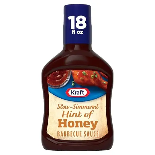 Kraft Hint of Honey Slow-Simmered BBQ Sauce bottle