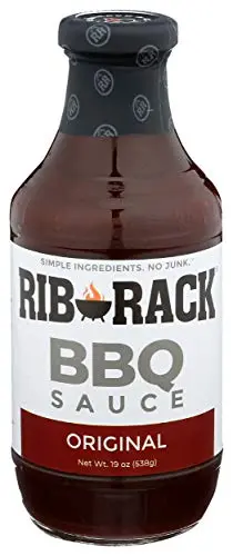 Bottle of Rib Rack Original BBQ Sauce