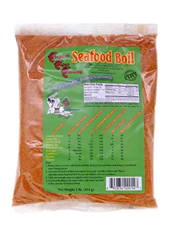 Creative Cajun Cooking Seafood Boil Seasoning in a 1-pound bag
