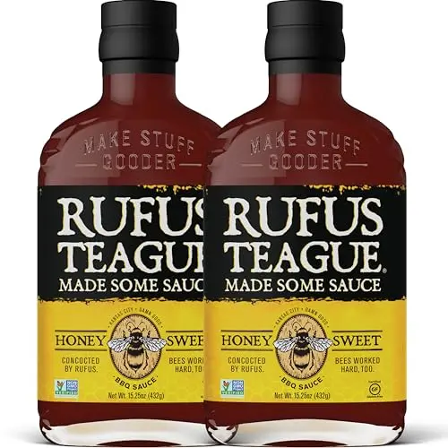 Rufus Teague Honey Sweet BBQ Sauce two-pack