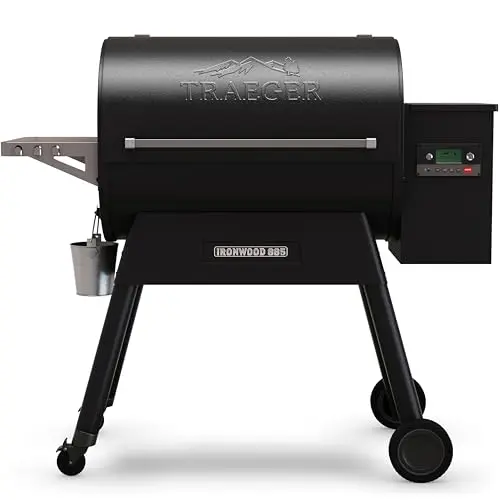 Traeger Ironwood black wood pellet grill and smoker