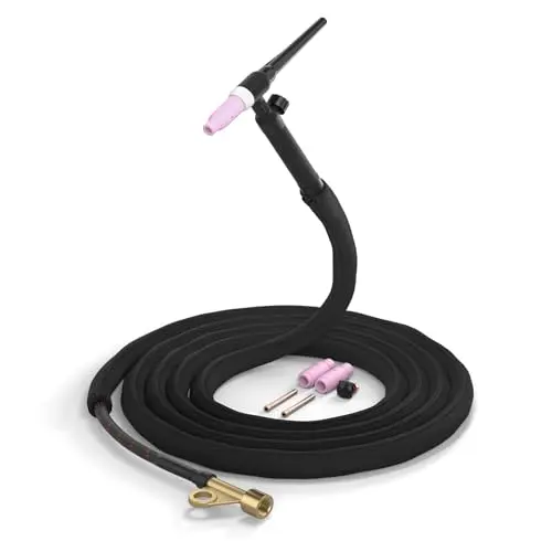 YESWELDER WP-17FV flexible head air-cooled TIG torch with 12ft cable