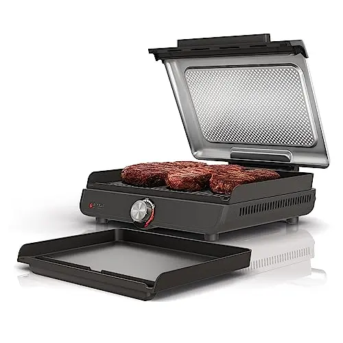 Ninja indoor grill and griddle with interchangeable plates